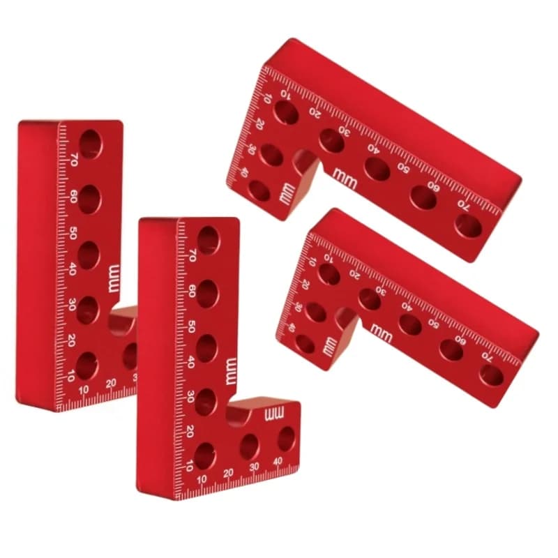 Aluminiowy zacisk narożny pod kątem prostym 90°
