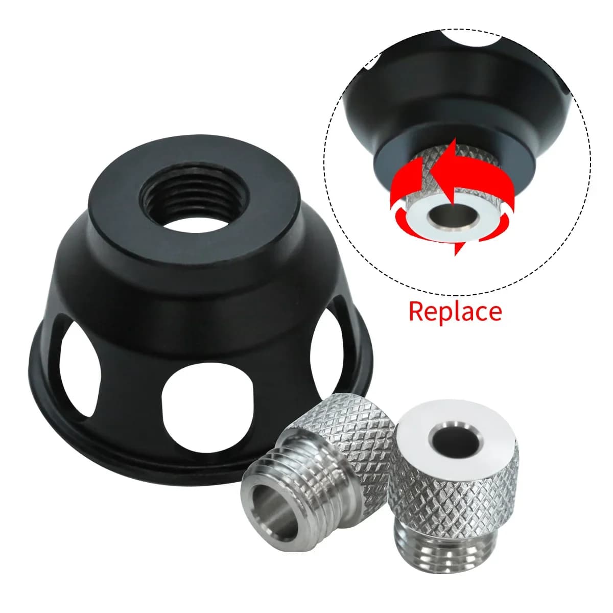 Pionowa prowadnica kołkująca 3-10mm z aluminium