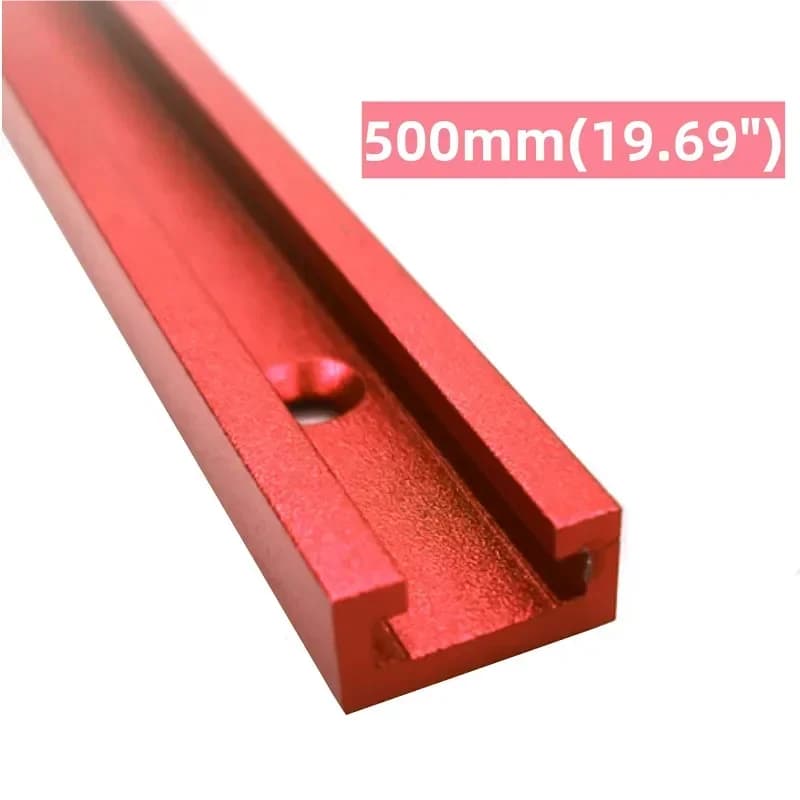 Szyna T-Track podwójna 500mm z zestawem pokręteł śrubowych T