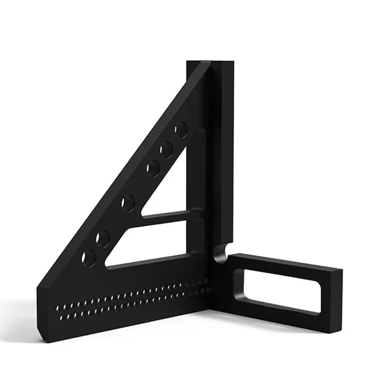 Aluminiowy kątomierz przestrzenny 3D z rysikiem