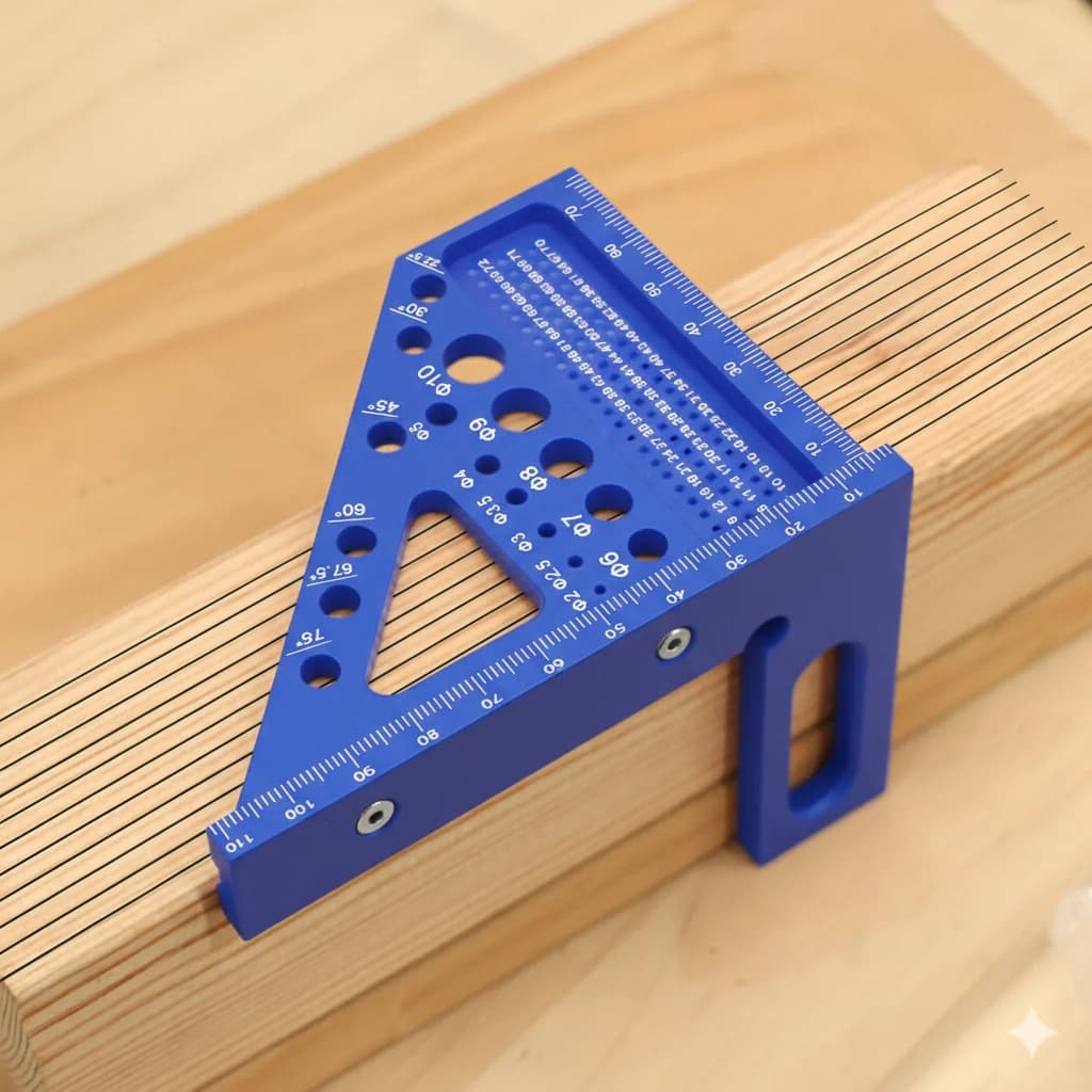 3D kątomierz stolarski wielokątowy