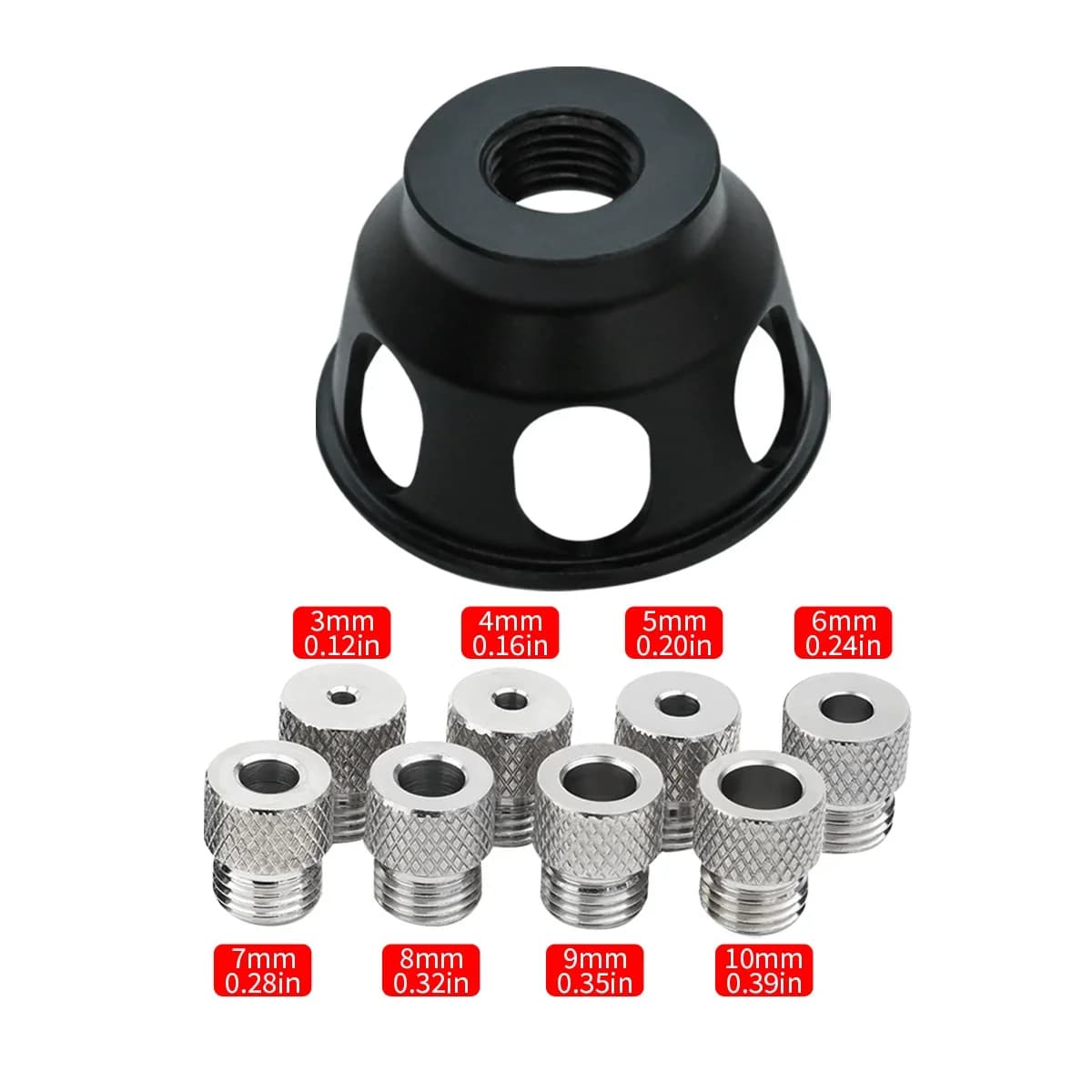 Pionowa prowadnica kołkująca 3-10mm z aluminium