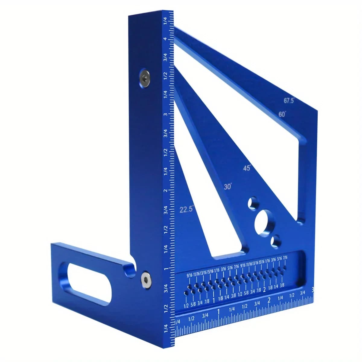 Aluminiowy kątomierz wielofunkcyjny z kątownikiem 22,5-90°