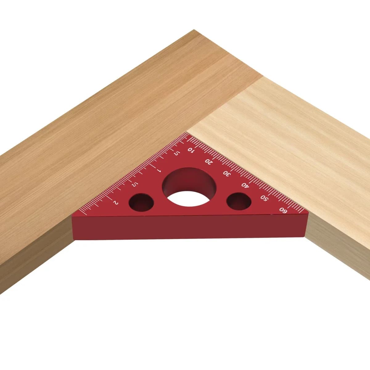 Precyzyjna kątomierz aluminiowy 45/90 stopni